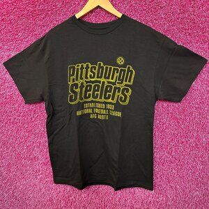 Pittsburgh Steelers NFL Franchise Est 1933 Tailgate Tee L